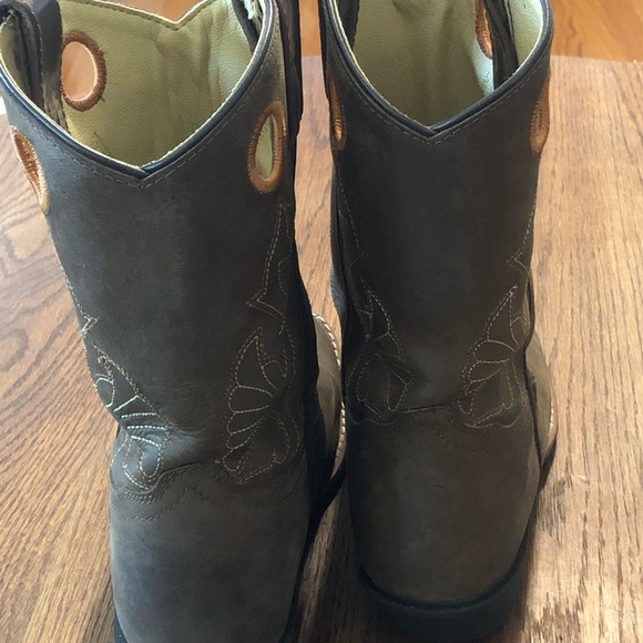 Masterson Boot Co. brown leather pull on boots EUC.  Perfect for a RODEO. - Picture 6 of 12